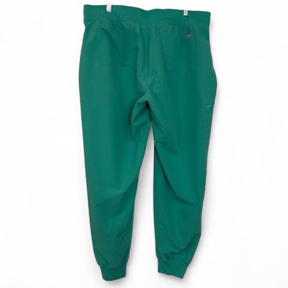 FIGS Zamora Jogger Scrub Pants Women's XL In Green Medical Uniform - Picture 2 of 5